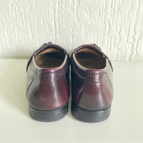 G.H. Bass & Co. Burgundy Leather Tassel Loafers Shoes Size 10.5 main image 15